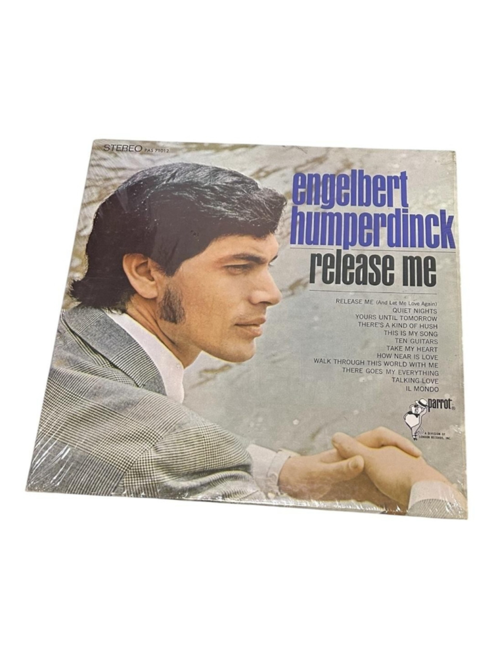 Vintage Engelbert Humperdinck Vinyl LP Release Me 1967 Parrot Pop Black Canada